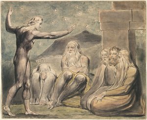 I sogni malvagi di Giobbe da William Blake